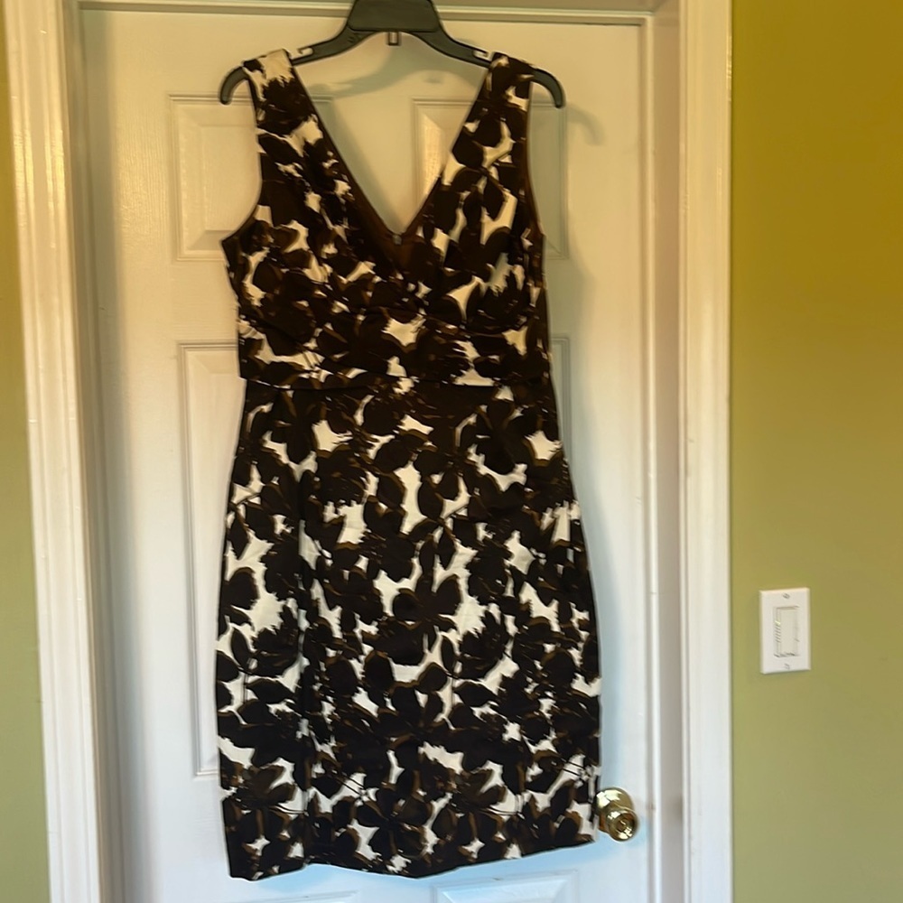 Donna Ricco Sleeveless Floral Dress Size 14